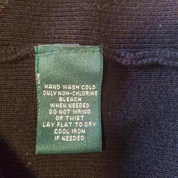 SOLD- Ralph Lauren Vintage Half Zip Sweater - Picture 5 of 7